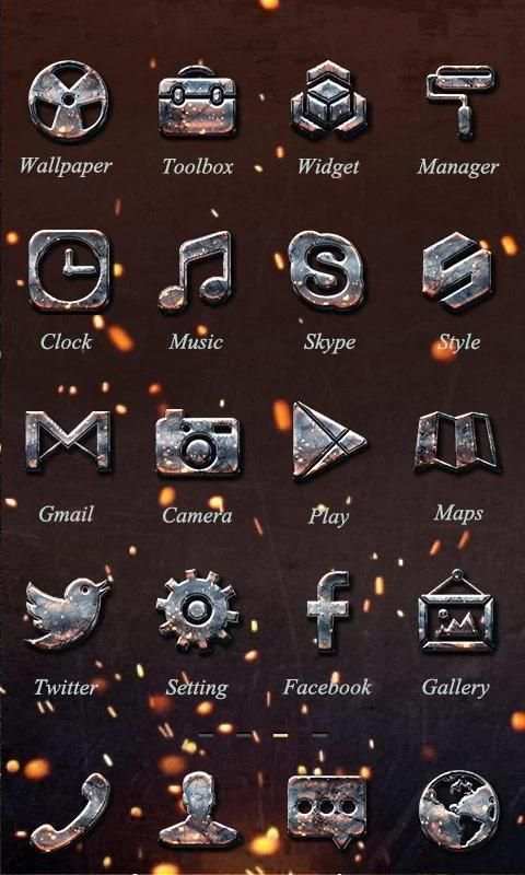 Ash Theme - ZERO Launcher 2 تصوير الشاشة