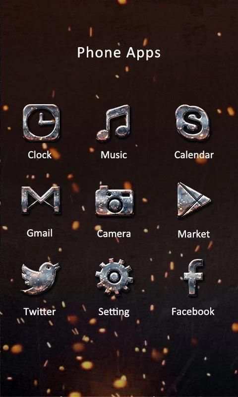 Ash Theme - ZERO Launcher 1 تصوير الشاشة