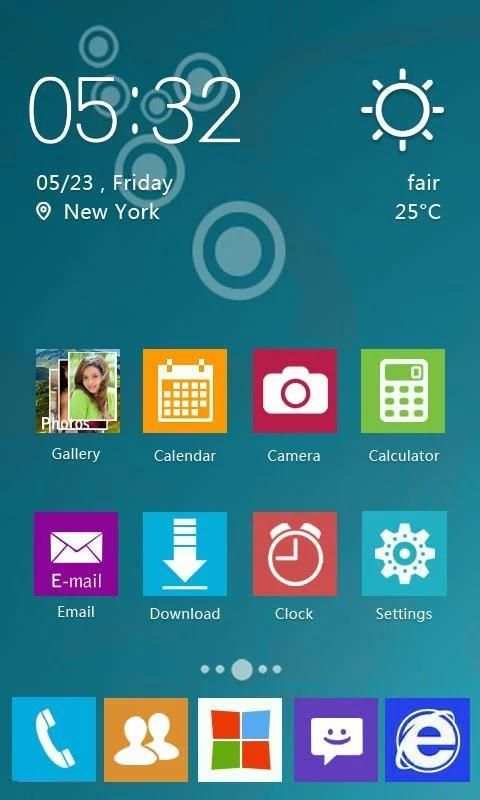 Solo Launcher Colorful Life 3 تصوير الشاشة
