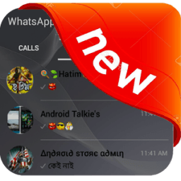 New transparent whatsapp® free أيقونة