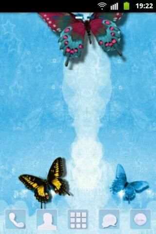 GO Launcher EX Butterfly 3 تصوير الشاشة