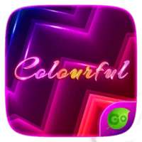 Colourful GO Keyboard Theme