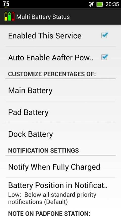 Multi Battery Status screenshot 4