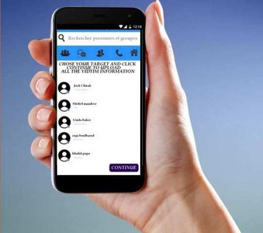 Mesenger Hack Prank screenshot 1
