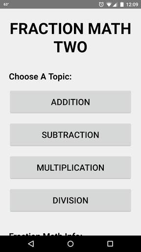 Fraction Math Two screenshot 7