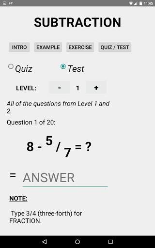 Fraction Math Two screenshot 8
