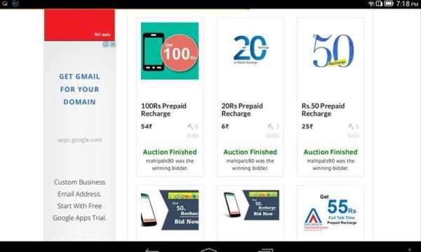 Indiaonbids screenshot 1
