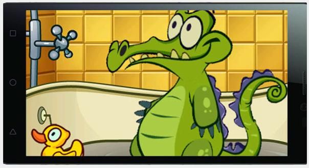 Игра про крокодила в ванной