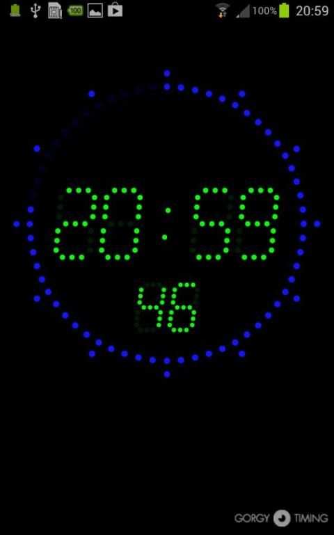 Horloge Gorgy Timing LEDI FREE स्क्रीनशॉट 3