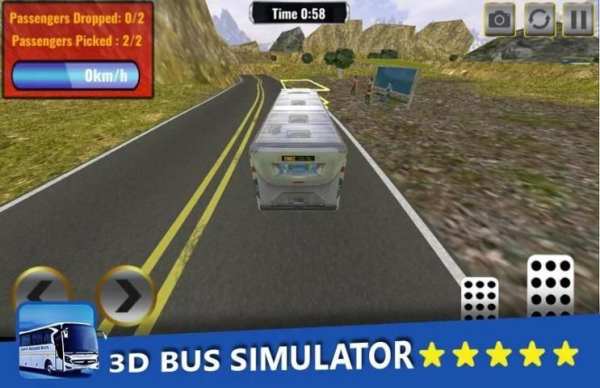 3D bus City driver 2016 screenshot 1