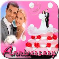 Name Photo On Anniversary Cake on 9Apps