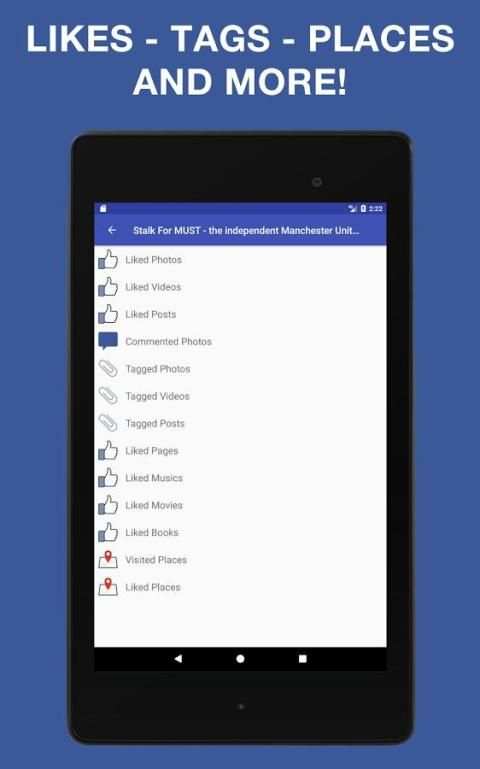 Stalker for Facebook screenshot 2