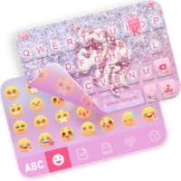 Glitter Unicorn iKeyboardTheme on 9Apps