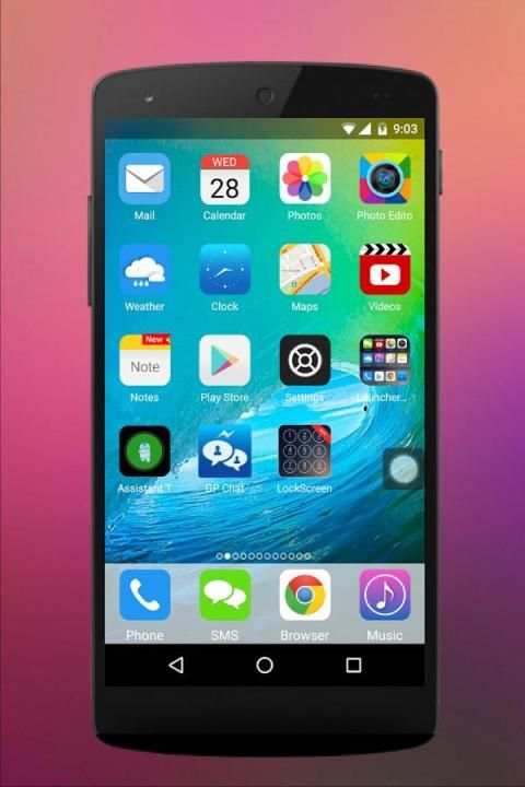Theme for Iphone Launcher Fake screenshot 7