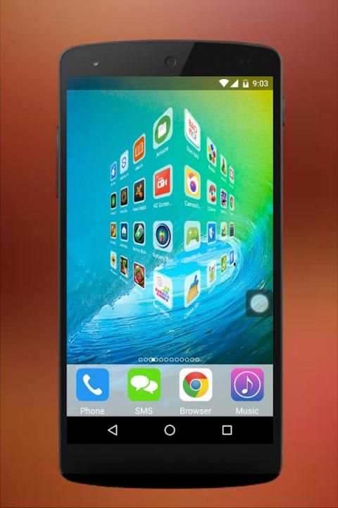 Theme for Iphone Launcher Fake screenshot 6