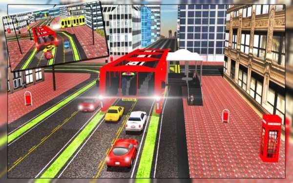 Transit Elevated Bus Driver 3D screenshot 8
