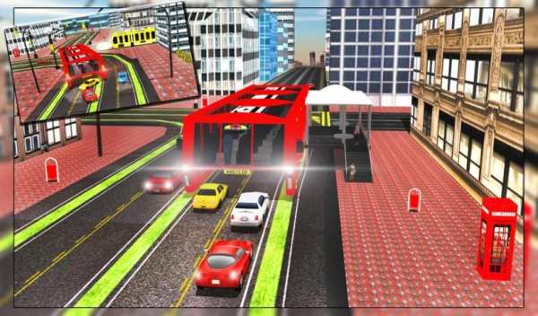 Transit Elevated Bus Driver 3D screenshot 3