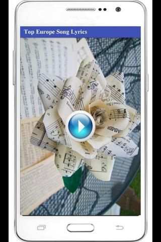 Top Europe Song Lyrics 4 تصوير الشاشة