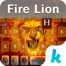 Fire Lion Emoji Kika Keyboard
