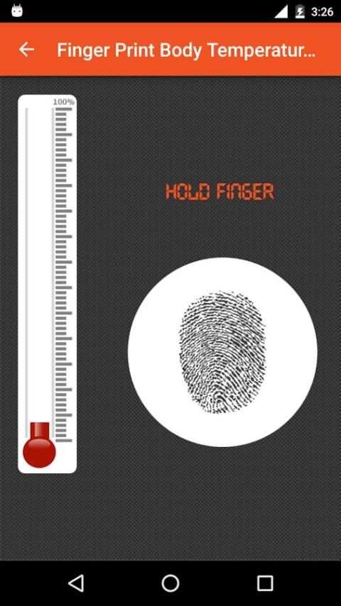 Finger Print Body Temperature 2 تصوير الشاشة
