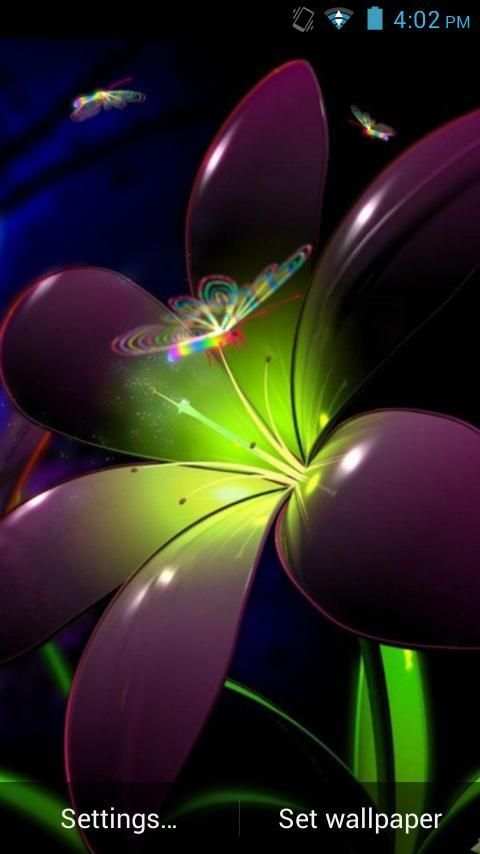 3D Butterfly Live Wallpaper скриншот 5
