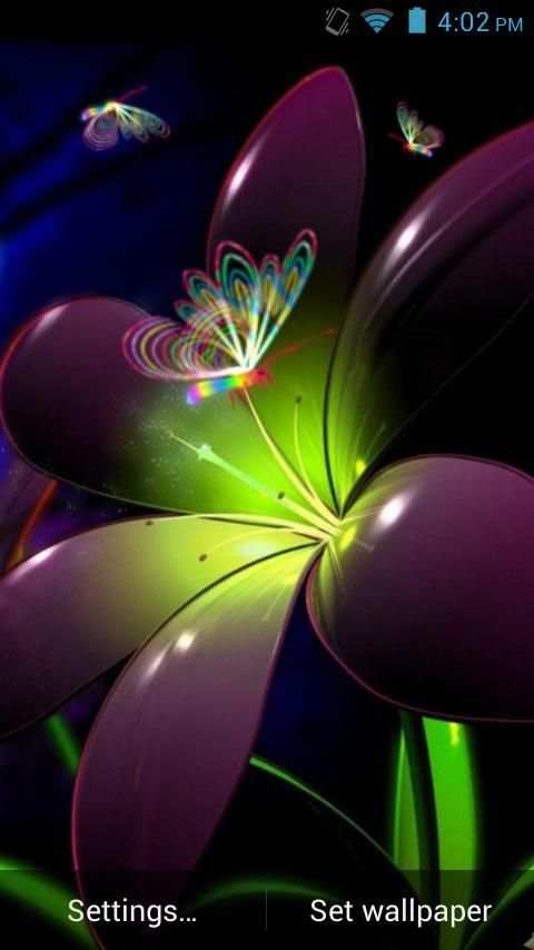 3D Butterfly Live Wallpaper скриншот 6