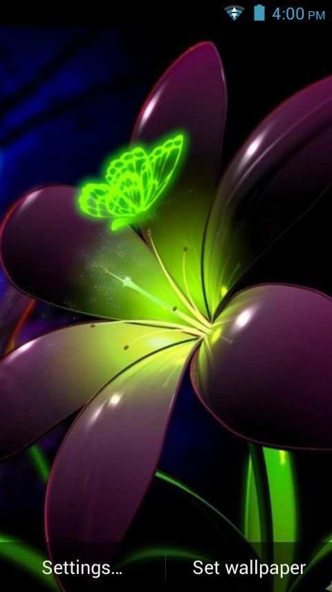 3D Butterfly Live Wallpaper screenshot 8