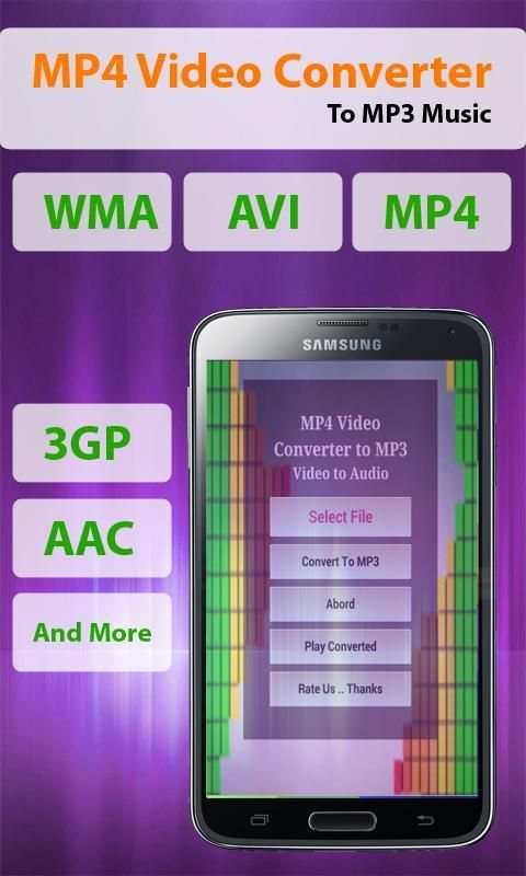 MP4 Video Converter To MP3 2 تصوير الشاشة