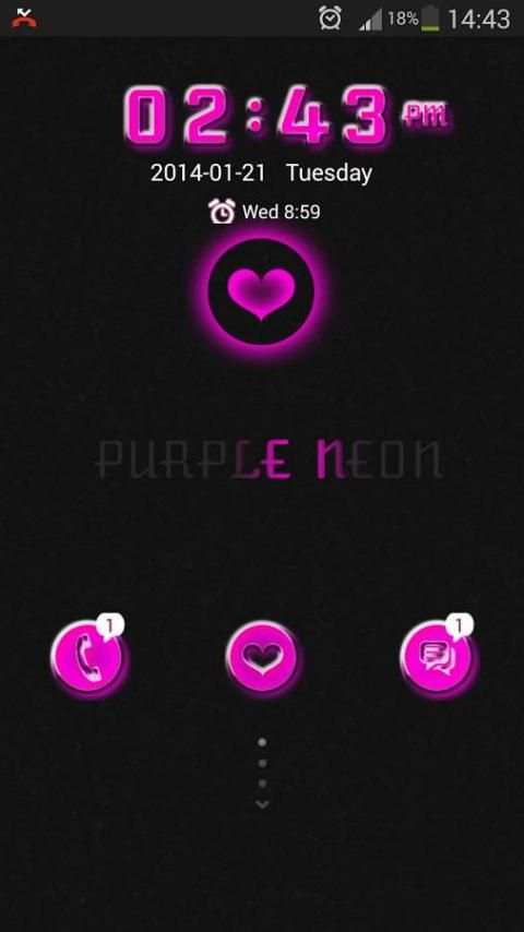 GO Locker Purple Neon screenshot 3