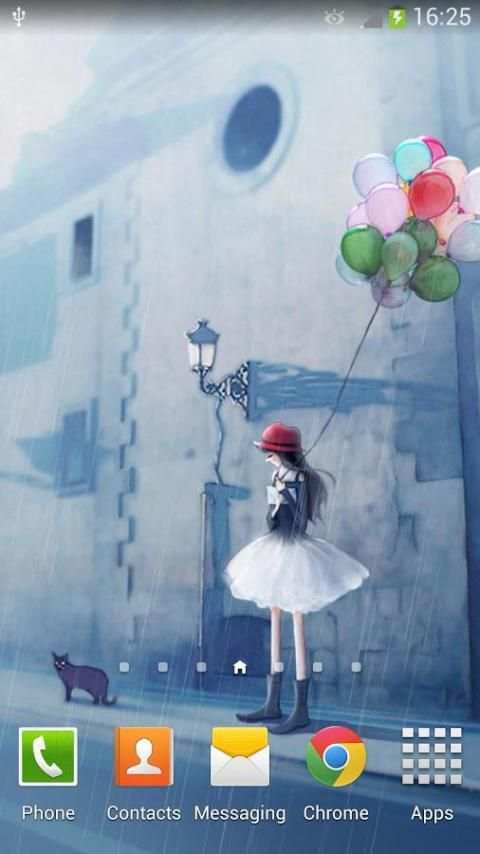 Rainy Day Girl Live Wallpaper screenshot 8