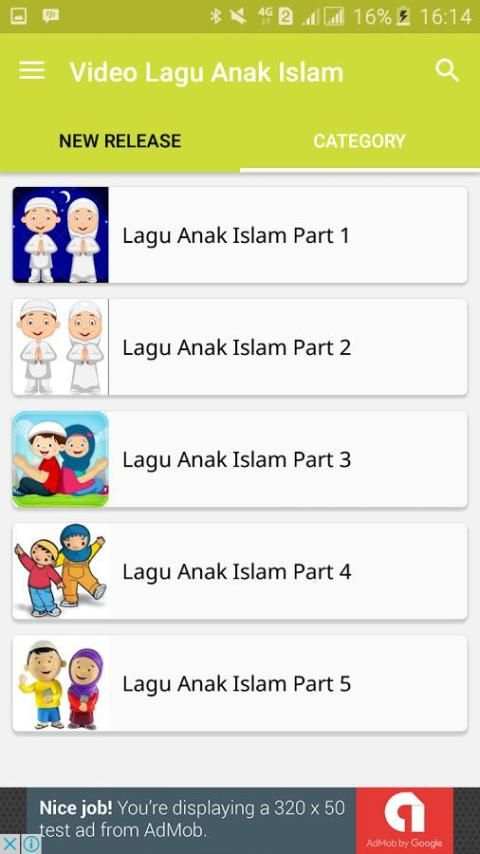 Video Lagu Anak Islam 1 تصوير الشاشة