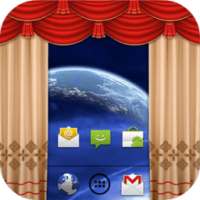 Curtain Lock Screen Theme2 on 9Apps