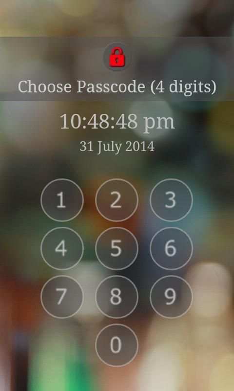 Keypad Screen Lock स्क्रीनशॉट 5