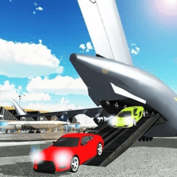 Flying Car Cargo Airplane Free icon