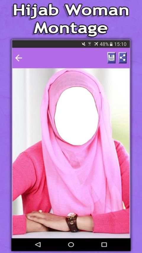 Hijab Woman Montage screenshot 3