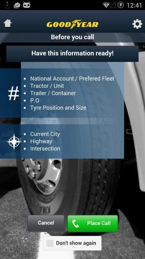 Goodyear SL24 2 تصوير الشاشة