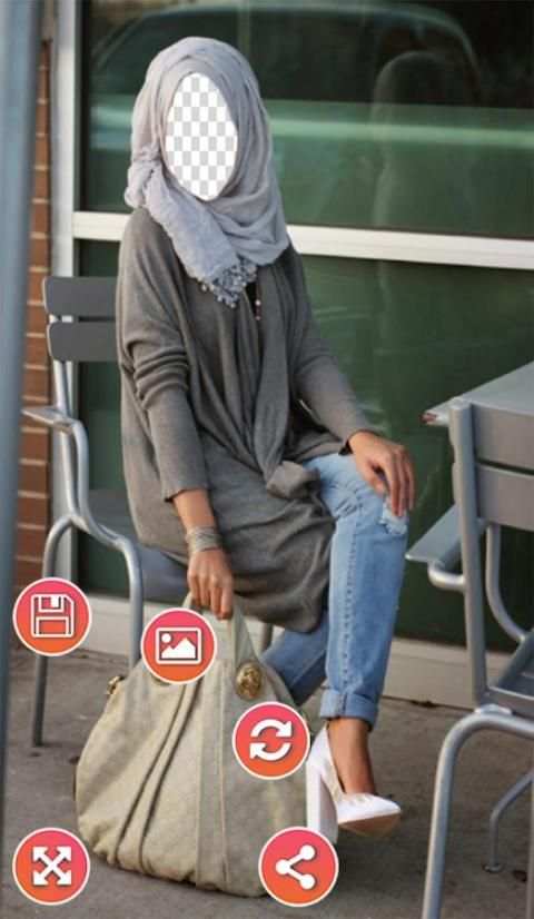 Jeans Hijab Selfie screenshot 2