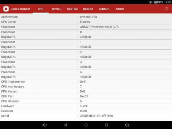 Device Analyzer screenshot 6