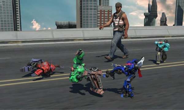 Mini Police War Robot screenshot 14