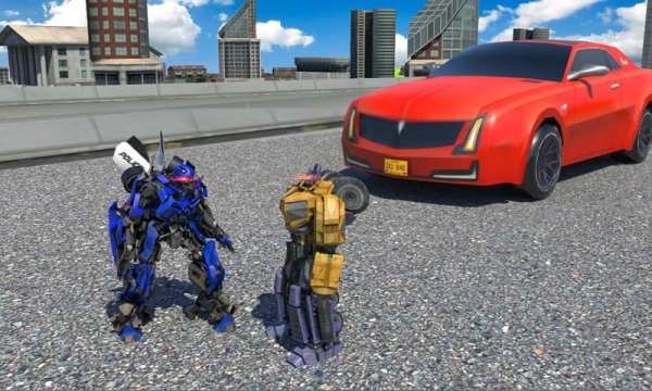 Mini Police War Robot скриншот 17