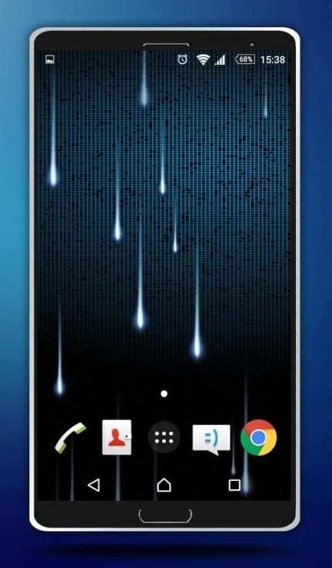 Star Rain Live Wallpaper स्क्रीनशॉट 3