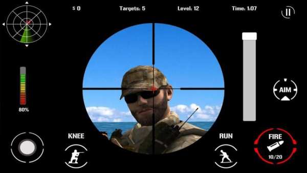 Sniper Shooting Desert Combat स्क्रीनशॉट 2