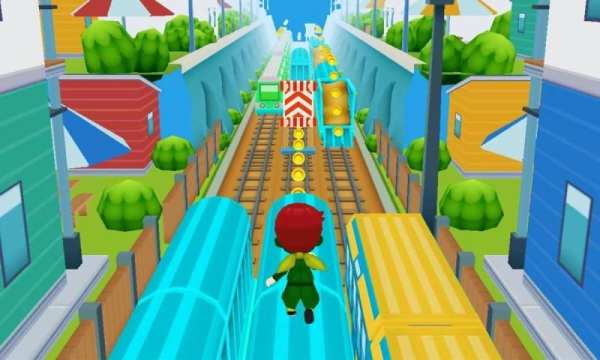 Subway Ninja Kids Run screenshot 2