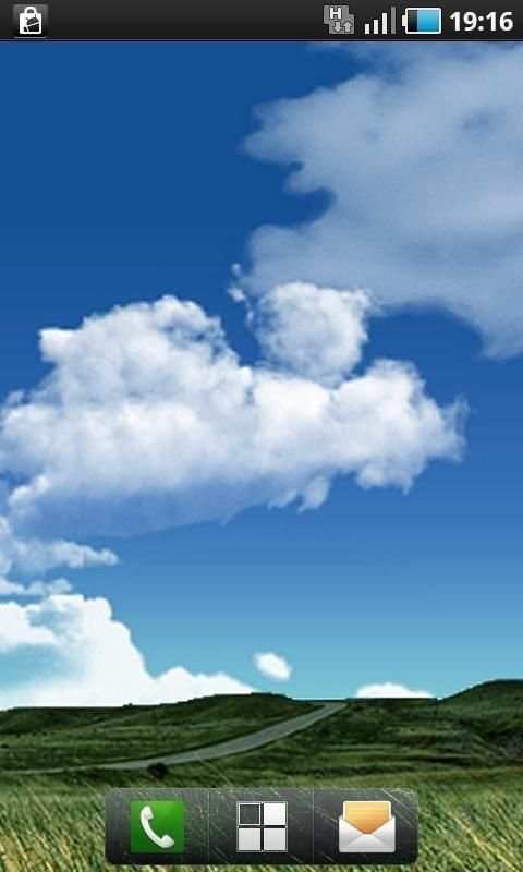 Blue Sky Live Wallpaper screenshot 2