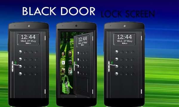 Black Door Screen lock 9 تصوير الشاشة