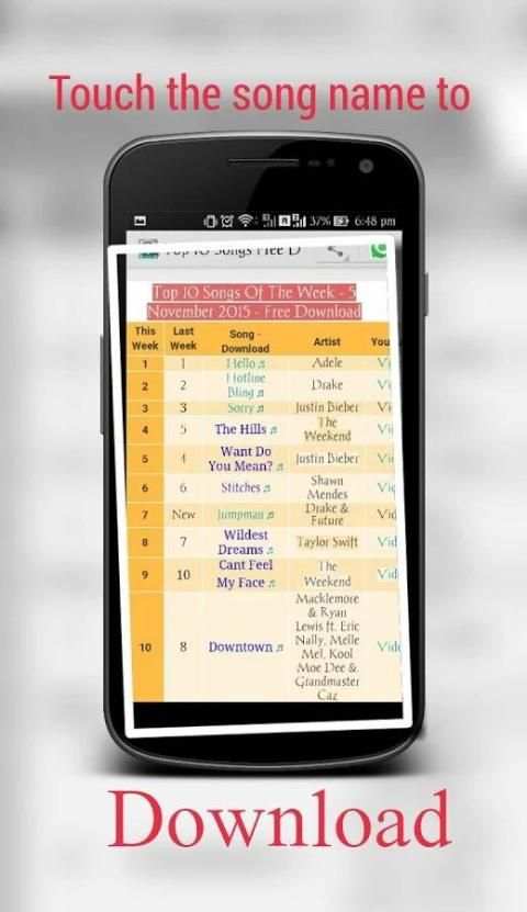Top 10 Songs Free Download स्क्रीनशॉट 5