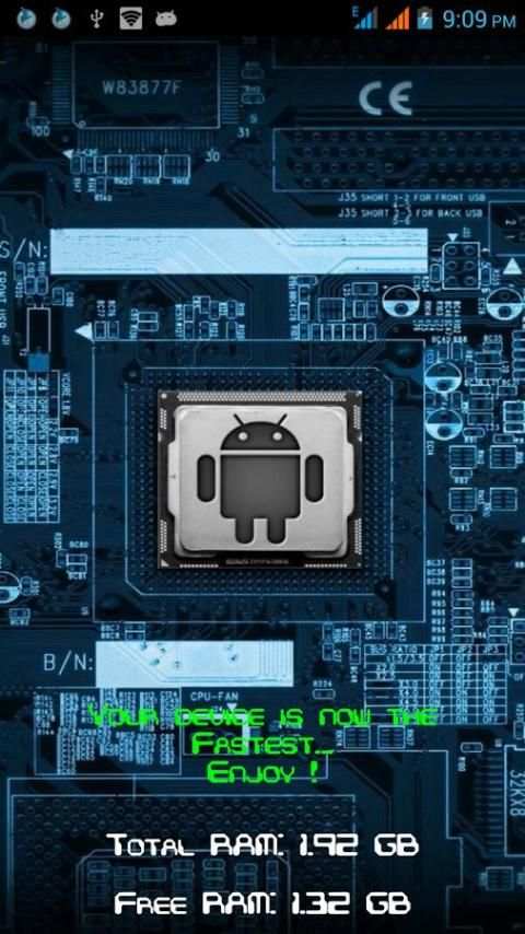 < 2 GB RAM Cleaner 1 تصوير الشاشة