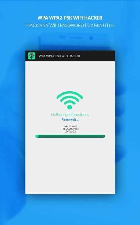 WPA WPA2 PSK WIFI Hack Prank screenshot 1