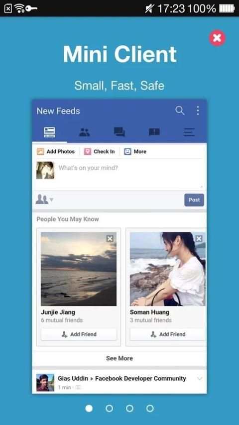 Mini for Facebook FB Lite screenshot 4
