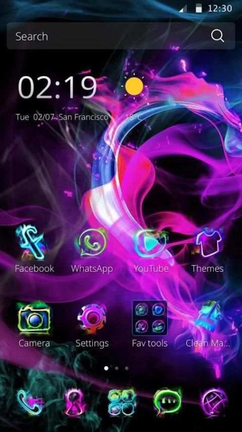 Colorful Love tema screenshot 4